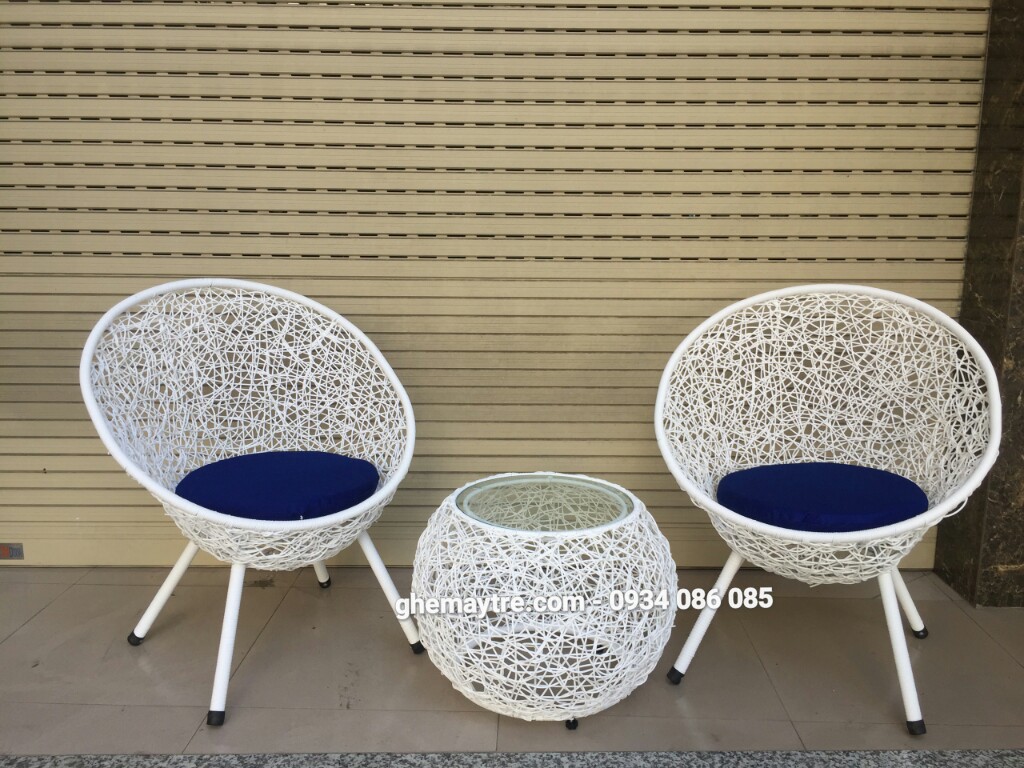 
								Bàn ghế đan rối BV836