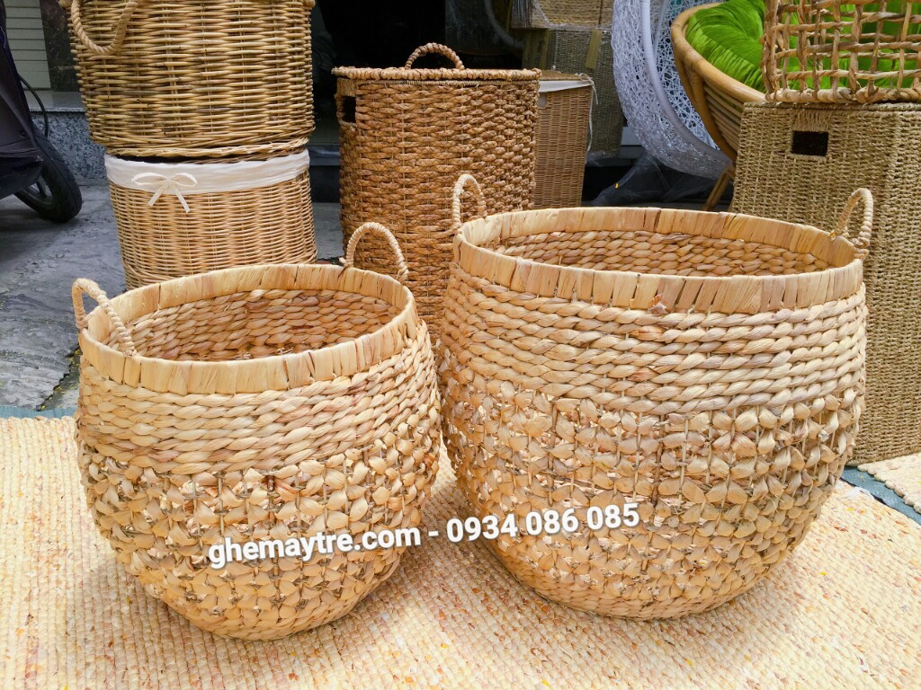 
								Sọt lục bình tròn BV878